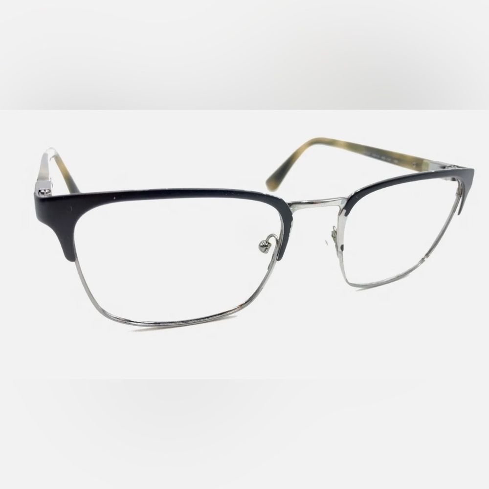 Prada Matte Black/Silver Eyeglasses Frames - image 1